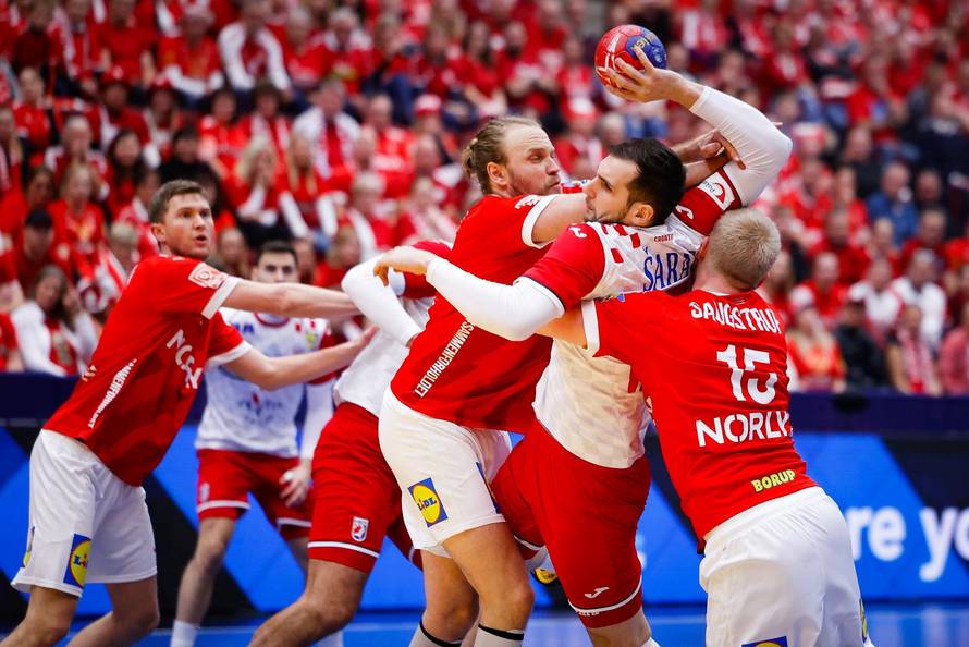 Malmo: Susret Danske i Hrvatske na Svjetskom rukometnom prvenstvu