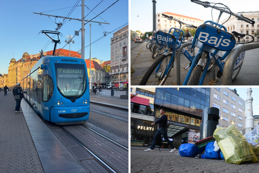 U&Zcaron;IVO Drugi dan &scaron;trajka: Dva tramvaja i autobus na cesti. Velika potra&zcaron;nja za Bajsevima
