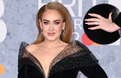 Adele se zaručila? Na crvenom tepihu privukla pažnju velikim dijamantnim prstenom na ruci