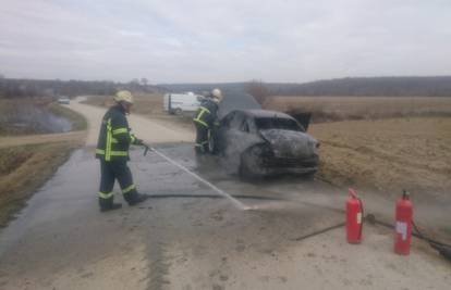 Palio korov na njivi pa zapalio auto: Žar mu upao u rukavice