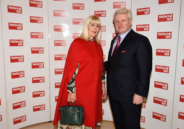 Zagreb: Ivica Todori? u društvu supruge Ljubice na koncertu Šimunovo u Lisinskom