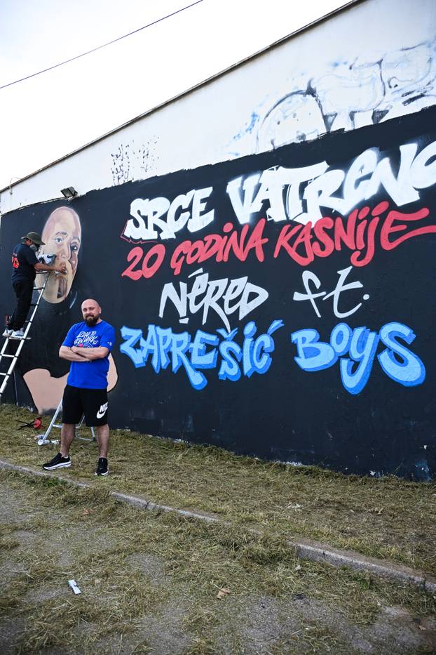 24sata Zagreb: Crtanje murala "Srce vatreno"  