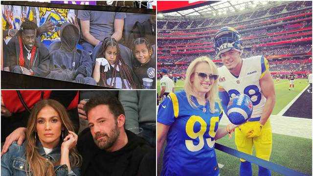 Super Bowl okupio slavne: Stigli J. Lo i Ben, Kanye s djecom, Ellen, Rebel Wilson...