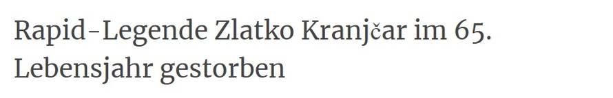 Mediji iz regije opraštaju se od legende: Rapid u crnome floru