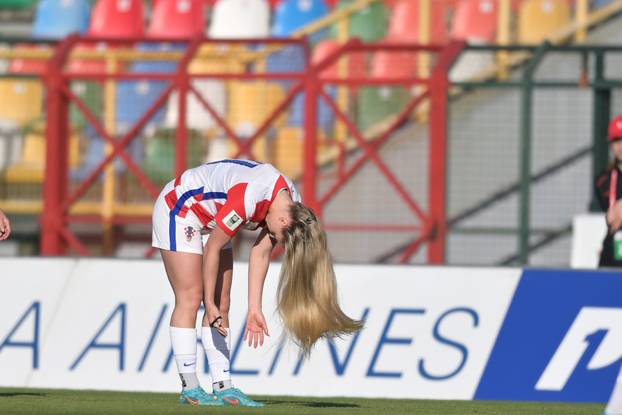 Velika Gorica: Nogometašice Hrvatske protiv Rumunjske u kvalifikacijskoj utakmici za SP