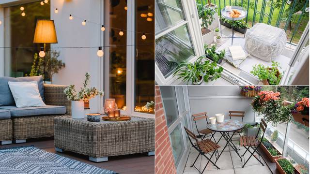 Kako urediti balkon za ljepše i sunčane dane:  Lampice i biljke stvaraju romantičnu atmosferu