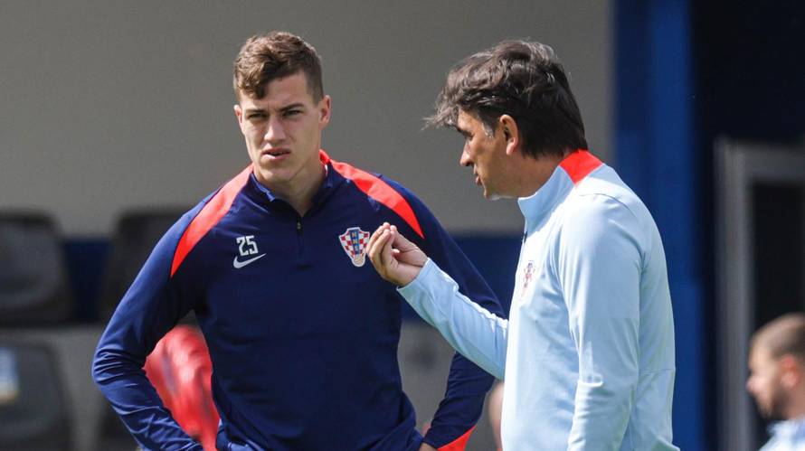 Neuruppin: Trening hrvatske nogometne reprezentacije