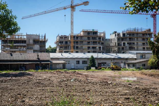 Zagreb: Gradilište i zgrada Projekt Avenue V, 