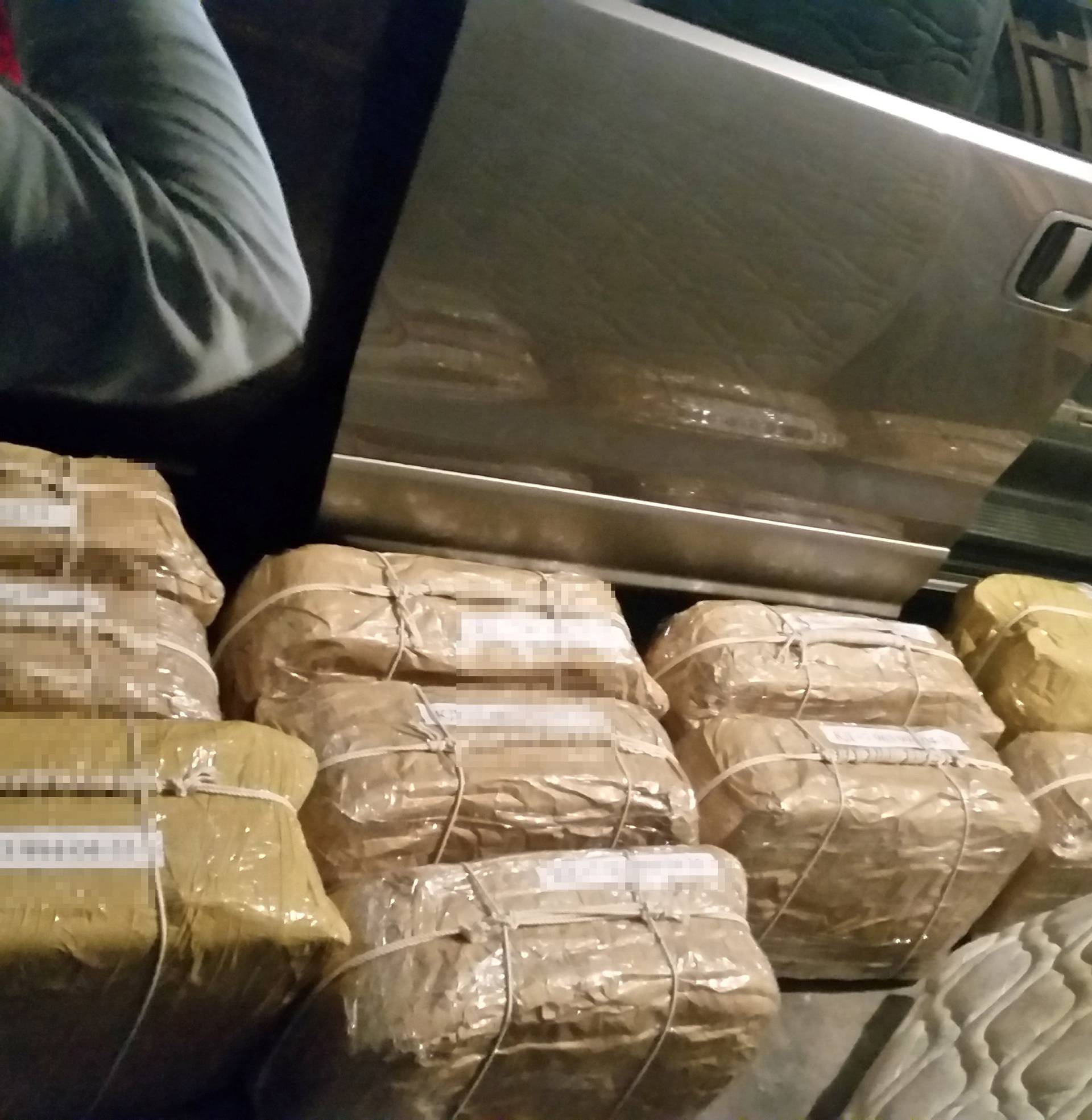 Handout photo of the cocaine that has been found in the Russian embassy in Buenos Aires