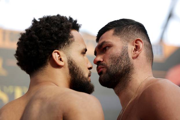 Moses Itauma v Filip Hrgovic - Weigh In - Old Spitalfields Market