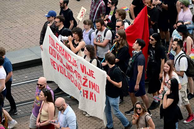 Zagreb: 25. Povorka ponosa LGBTIQ zajednice "Korak po korak, iskorak!"