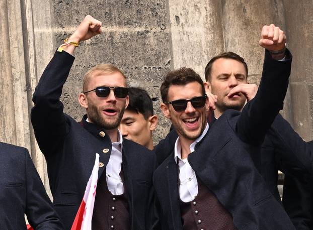 Bundesliga - Bayern Munich celebrates winning the 2026 Bundesliga title