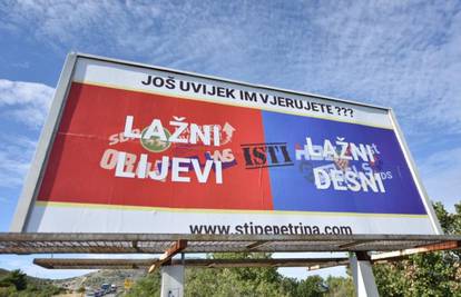 Lažni desni, lažni lijevi: Petrina plakatima ismijao HDZ, SDP...