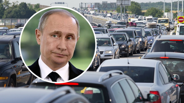 Kaos zbog Putina u Sloveniji: Kolone i zastoji na cestama