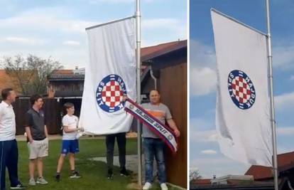 Hajdukova zastava zavijorila se na vrhu jarbola u Njemačkoj...