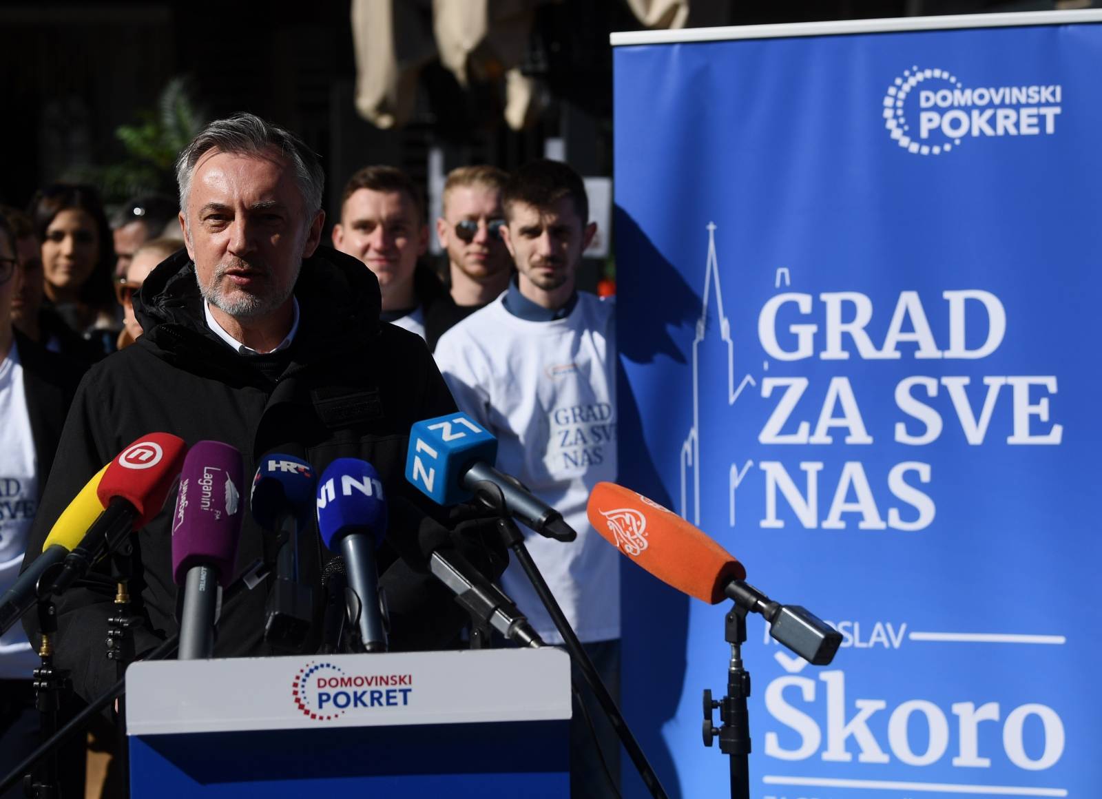 Miroslav Škoro na Cvjetnom trgu objavio kandidaturu za zagrebačkog gradonačelnika