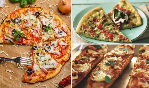 Recepti za 3 slasne vrste pizze - brza, mediteranska i povrtna pizza