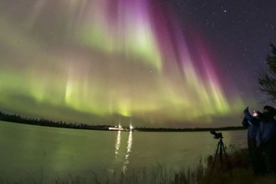 Polarna svjetlost iznad finske Laponije