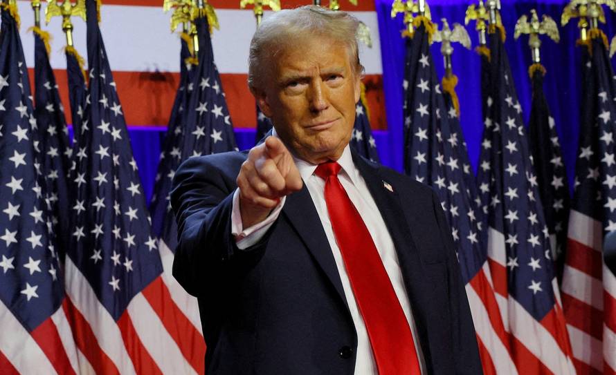 FILE PHOTO: 2024 U.S. Presidential Election Night, at Palm Beach County Convention Center, in West Palm Beach, Florida