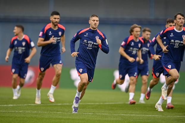 Zagreb: Hrvatski nogometni reprezetativci odradili trening