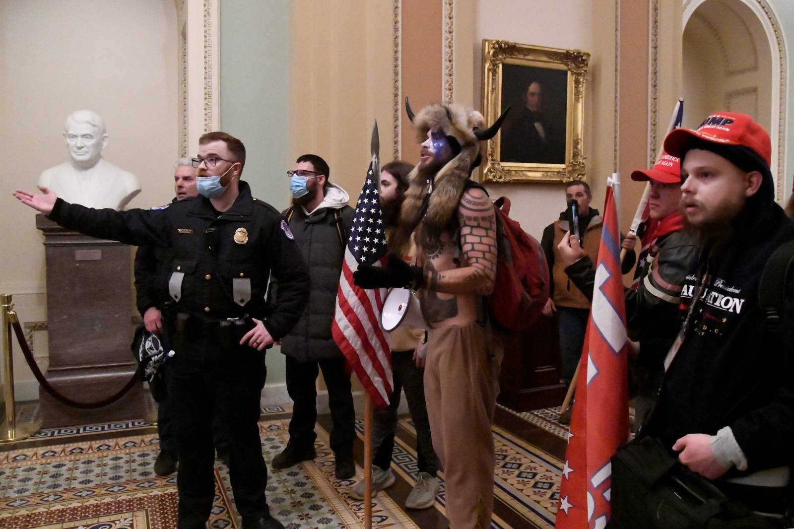 Supporters of President Donald Trump occupy the U.S. Capitol in Washington