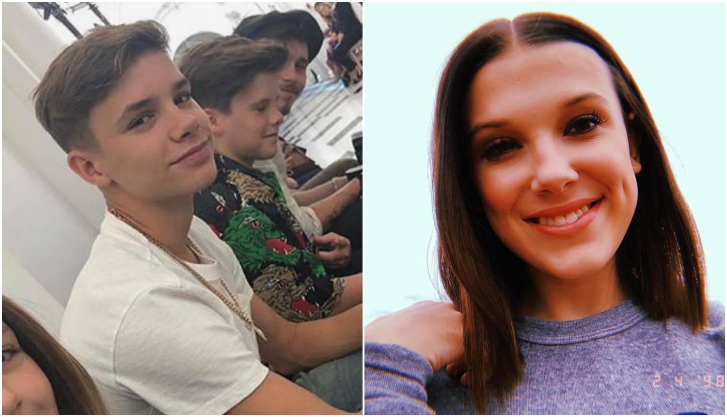 Beckhamov mlađi sin u vezi s glumicom Millie Bobby Brown