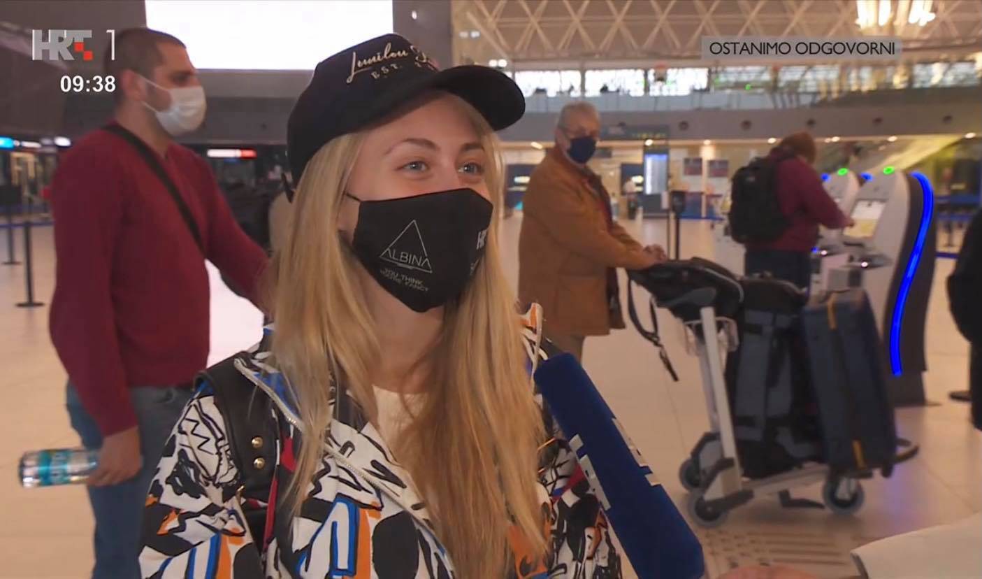 Albina otputovala u Rotterdam: S maskom, kapom i bez šminke malo ju je tko uopće prepoznao