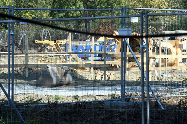 Sisak: Očevid na zatvorenom gradilištu Termi Jodno