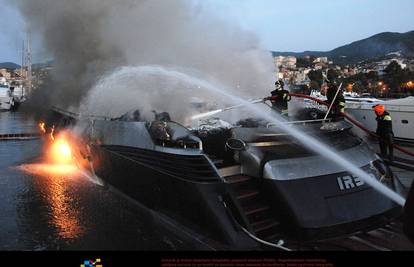Brod na naglo: Roštiljali su i spalili jahte od 150 milijuna kn