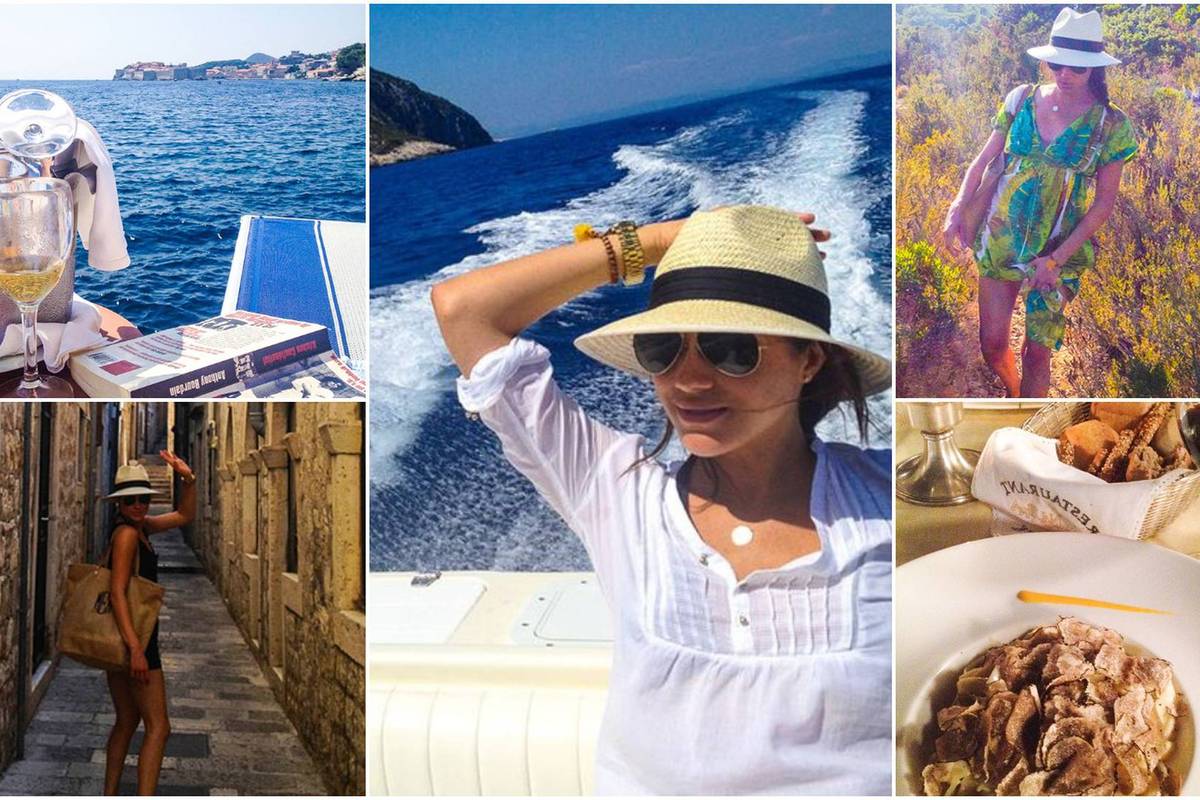 Meghan Markle u Hrvatskoj pila domaće vino, pivo i jela lignje