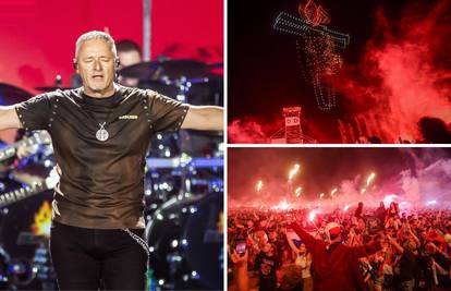 Završio je veliki koncert Marka Perkovića Thompsona u Sinju