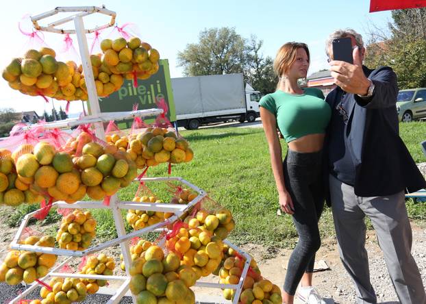 Zagreb: Kristina Penava, prodavačica mandarina kod Podsusedskog mosta
