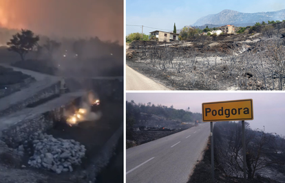 Inferno prohujao Podgorom: 'Vatra nas je okružila sa svih strana, jedva smo ostali živi'