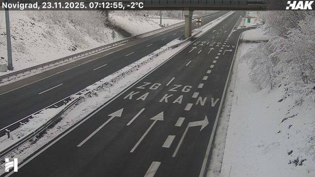 HAK: Snijeg ne pada, autoceste su očišćene. Upozorenje za ove dijelove Hrvatske