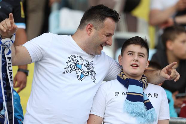 Rijeka: Navijači na utakmici finala SuperSport Hrvatskog nogometnog kupa, HNK Rijeka - NK Slaven Belupo