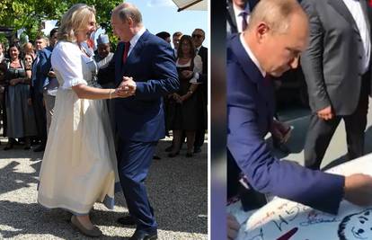 Putin mladencima ostavio i poruku u srcu na haubi auta