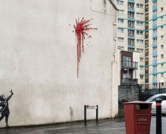 Mistični Banksy svojim novim muralom čestitao Valentinovo