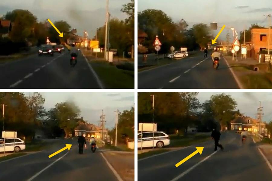 Kakva drskost: Vozio motocikl bez ruku i još pobjegao policiji