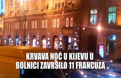 Krvava noć na ulicama Kijeva! Navijači se izboli noževima