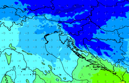 Stiže ledeni kaos, evo gdje će u Hrvatskoj pasti najviše snijega