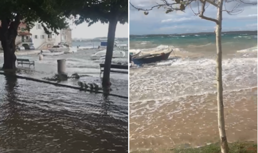 VIDEO Pogledajte nevjerojatne scene iz Hrvatske: 'Ne moš ništa dok se more ne smiri. Baš ništa'