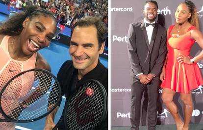 Federer i Serena zaigrali jedno protiv drugog, slavio Švicarac!