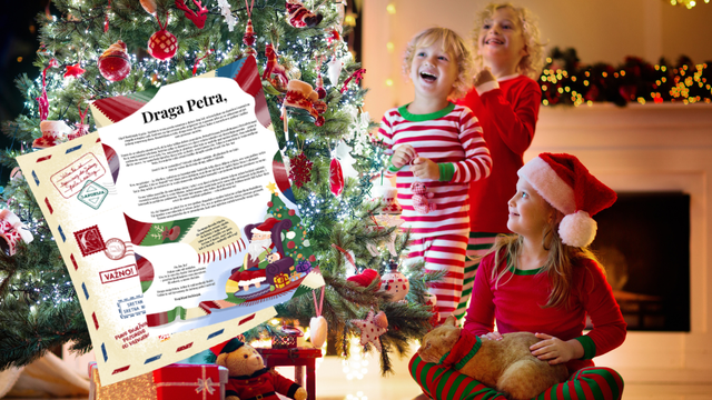 Personalizirano pismo od Djeda Mraza djeca će čuvati zauvijek