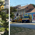 Prometna nesreća u Osijeku: Autom se zabio u stup semafora