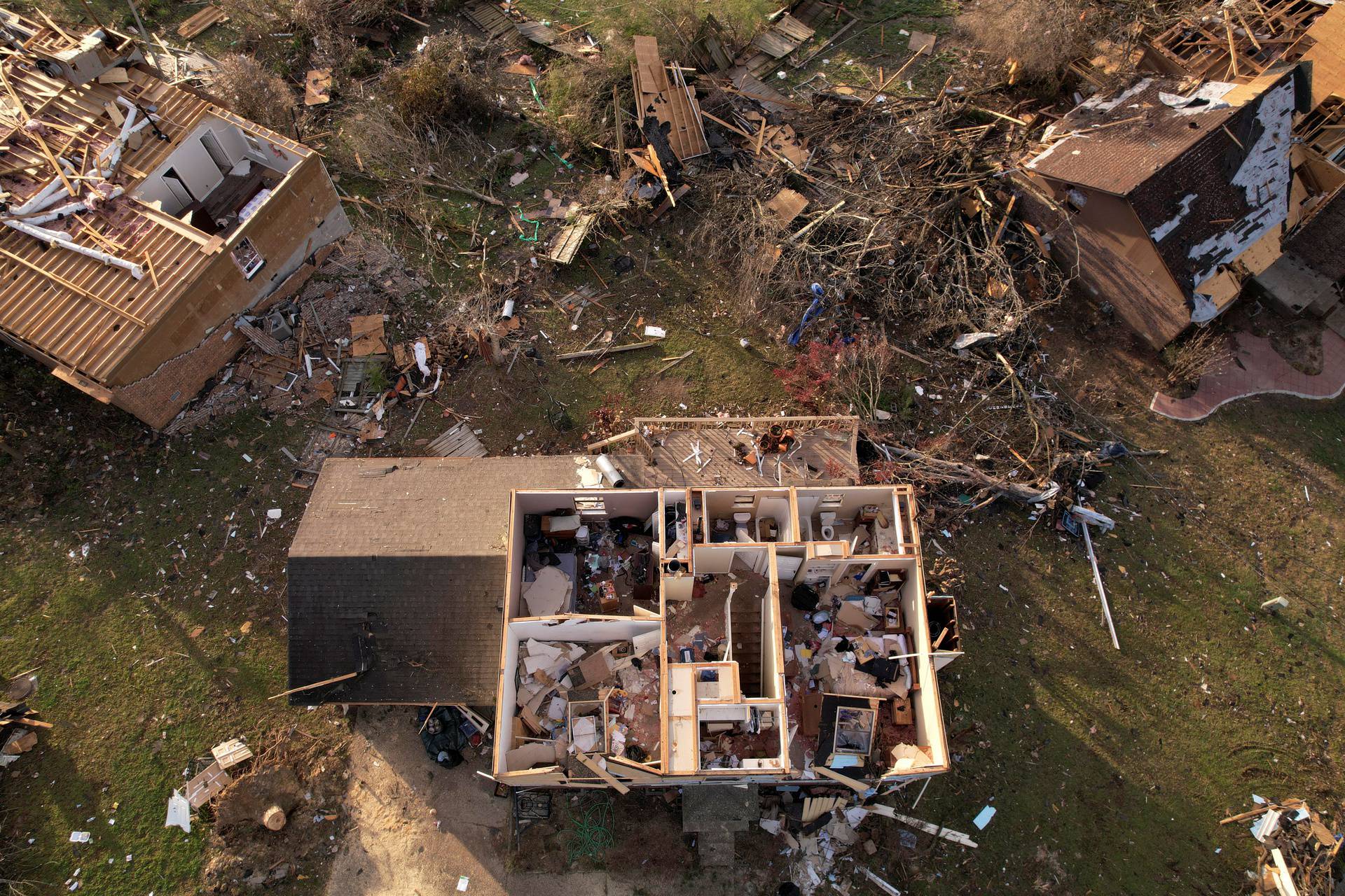 Monster storm system tore through the South and Midwest