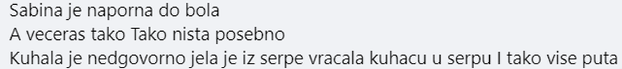 Gledatelji  'opleli' po Sabini i kuhači: 'Istom je miješala jelo pa onda i probala svu hranu?'