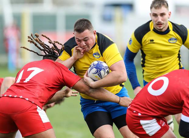 Zagreb: Europsko prvenstvo ragbi Trophy divizije, utakmica Ukrajina - Švicarska