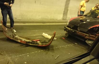 Sudarili su se u tunelu Trsat: Vozač Clia zabio se u kamion
