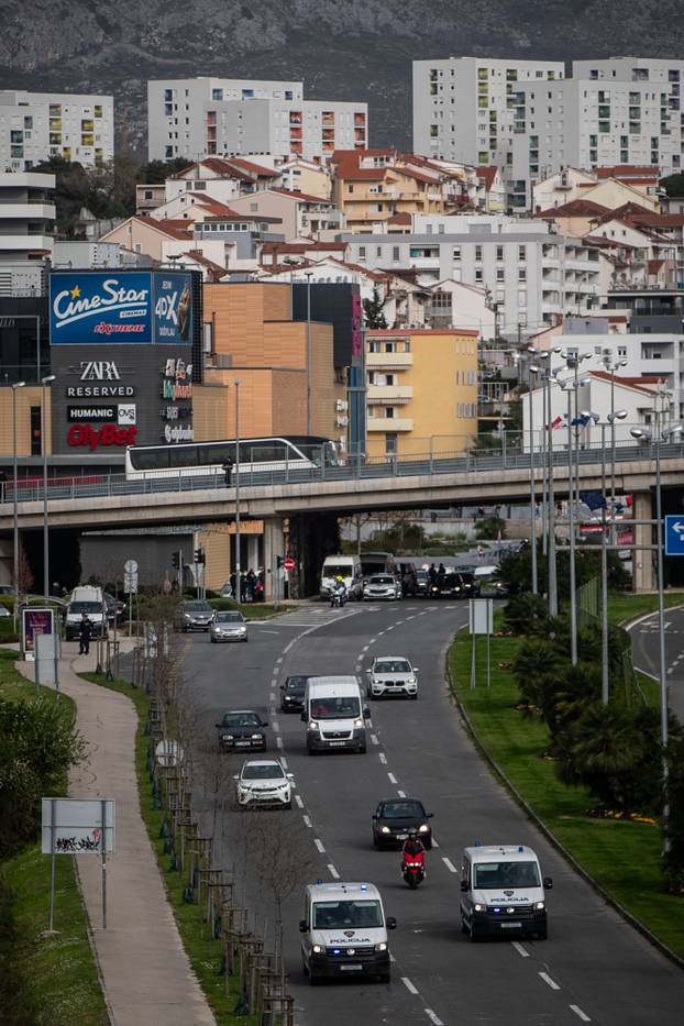 Split: Bad Blue Boysi u koloni stižu pred Poljud 