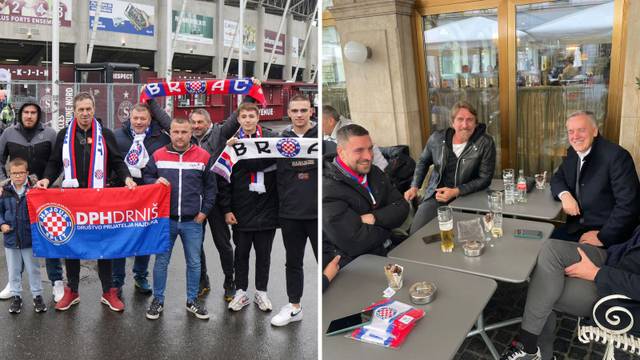 24sata u Ženevi: Razvedrilo se, sve više navijača Hajduka pred stadionom. Stigao i Mate Pavić
